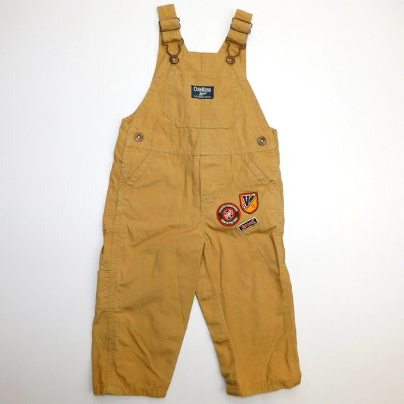 Oshkosh B'gosh Boys 12 Months Tan Overalls